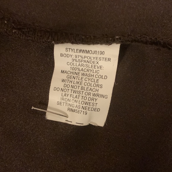 NOTATIONS PLUS NICE SUPER LIGHTWEIGHT SOFT BROWN LONG SLEEVE BUTTON UP JACKET - Picture 9 of 9